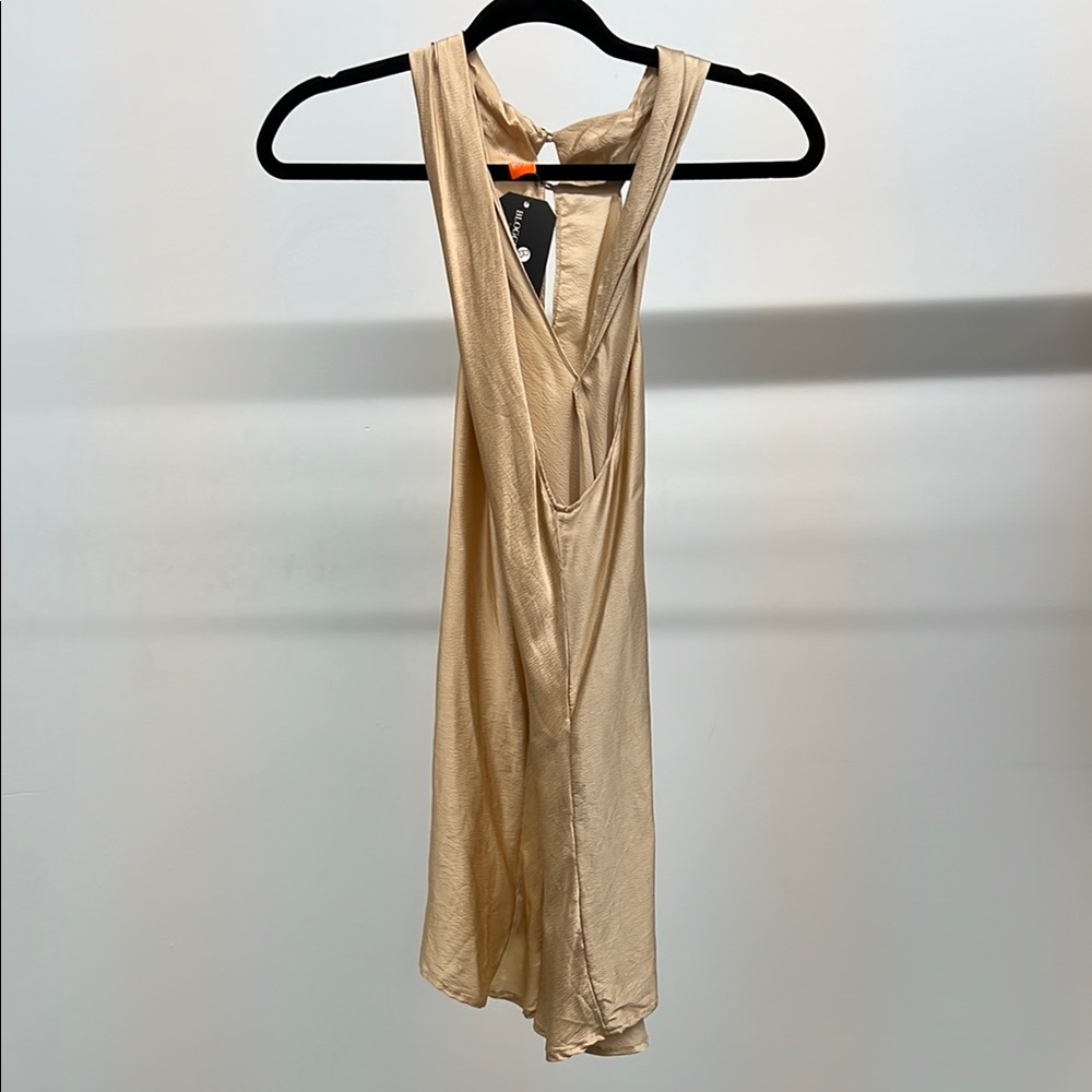 100% Silk Hugo Boss Peach Sleeveless Blouse